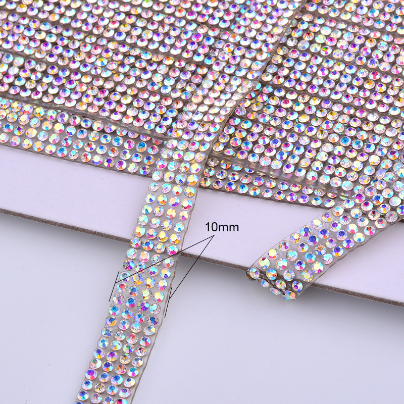 JUNAO สายรัดคริสตัล AB พลอยเที - Crystal Mesh Fabric บทวิจารณ์และราคา