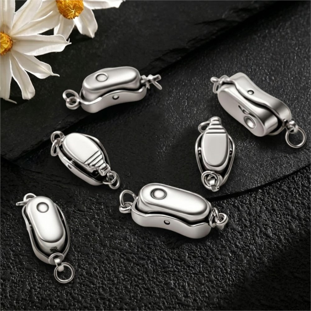 2/5 ชิ้น สแตนเลสสตีล ตัวล็อครู - Pearl Trim Chain บทวิจารณ์และราคา