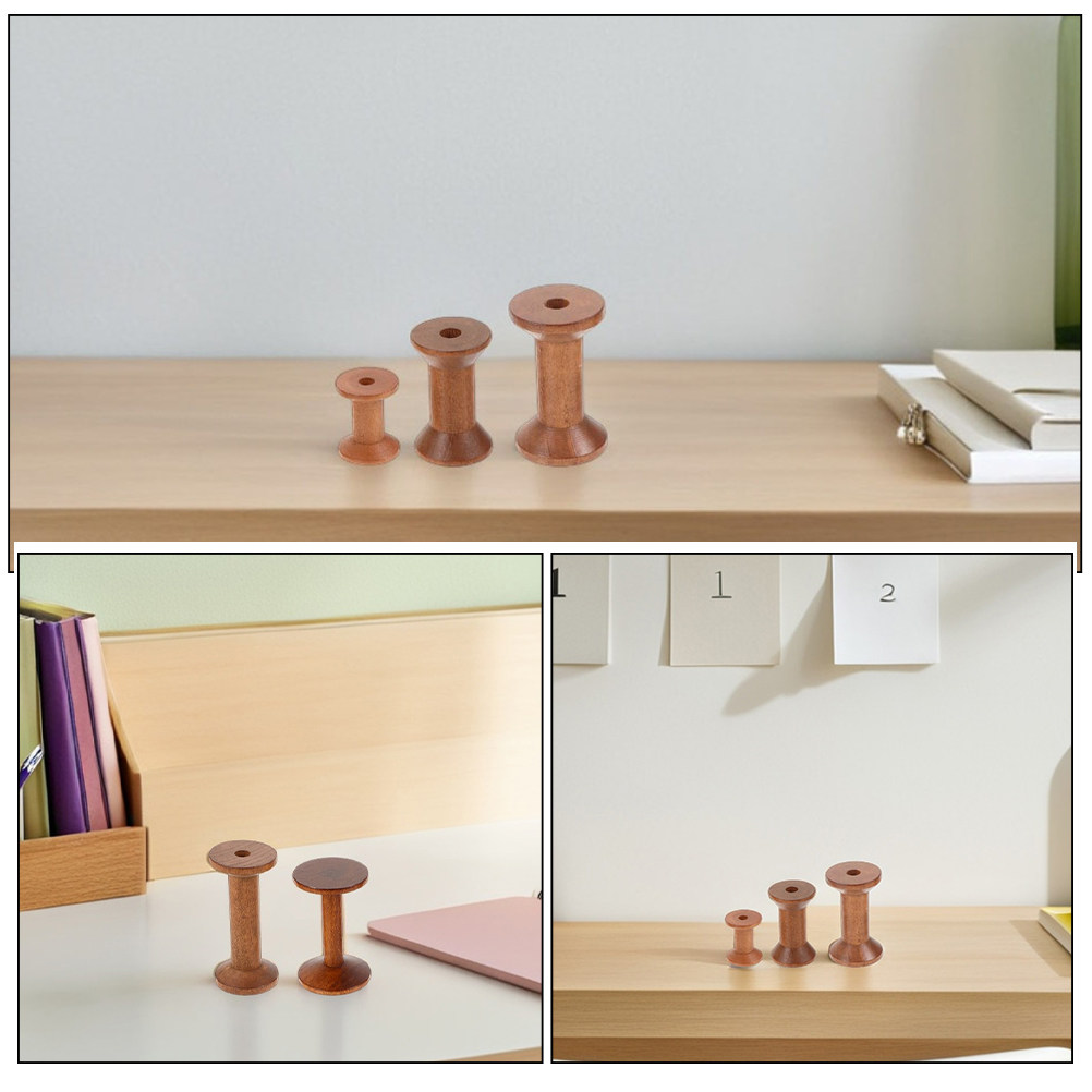 6 ชิ้น กระสวยไม้สไตล์วินเทจ ที - Embroidery Craft บทวิจารณ์และราคา
