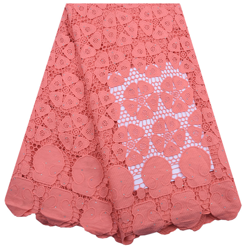 ผ้าลูกไม้ guipure แอฟริกันที่ม - Crystal Mesh Fabric บทวิจารณ์และราคา