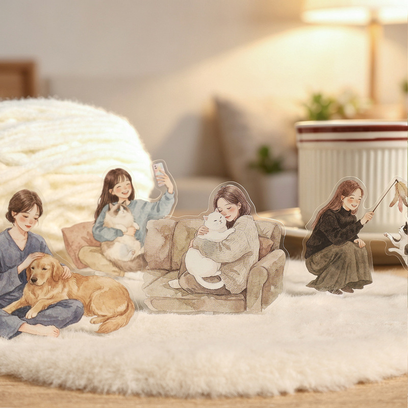 1แพ็ค/20ชิ้น สติกเกอร์ลายสาวน้ - Embellishments For Scrapbooking บทวิจารณ์และราคา