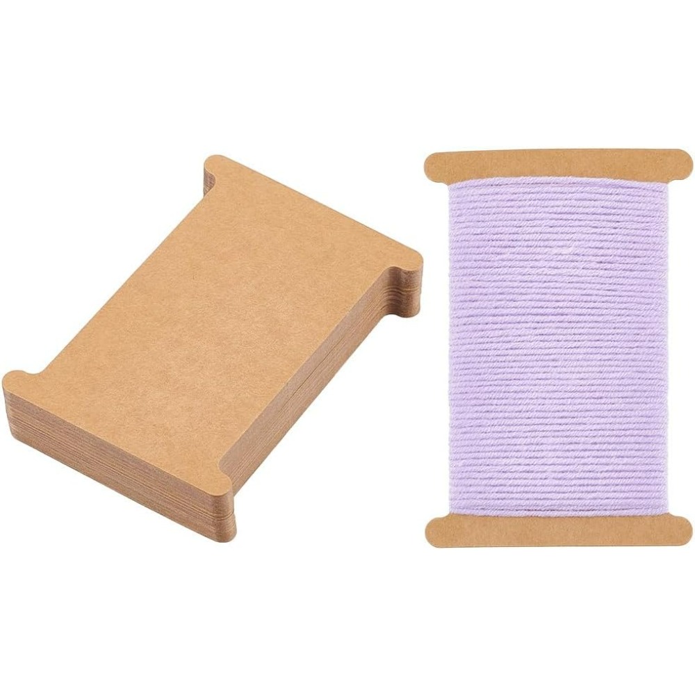 50pcs ริบบิ้นจัดเก็บกระดาษแข็ง - Organza Ribbon Spool บทวิจารณ์และราคา