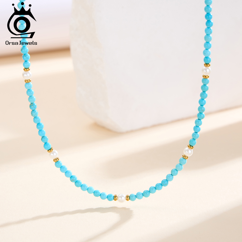 ORSA JEWELS โบฮีเมียน 18K แฟชั - Pearl Trim Chain บทวิจารณ์และราคา