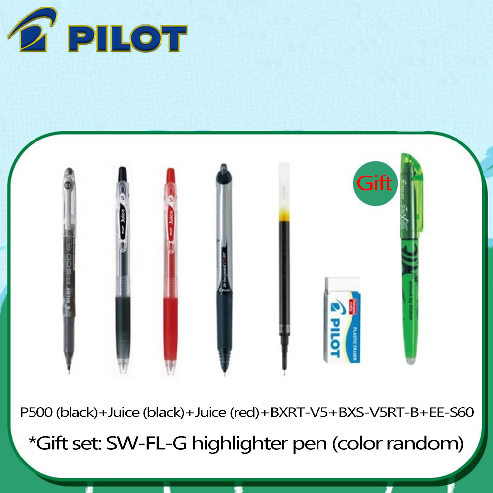 1 ชุดญี่ปุ่นไพลอตเจลเพ็นส์คอลเ - Pilot Pen V5 บทวิจารณ์และราคา